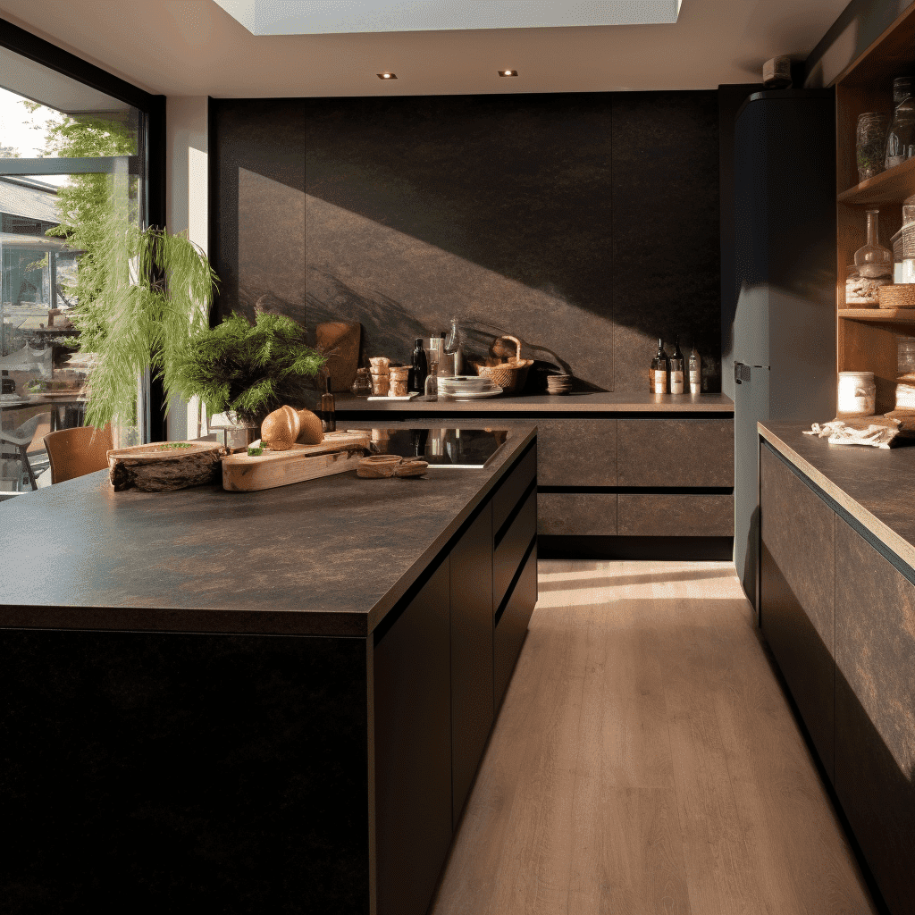 Plan de Travail en Granit Marron “Café” 15