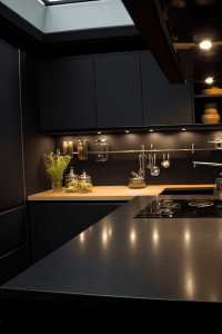 Plan de travail granit noir absolu