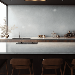 Plan de,travail marbre bleu bapteme