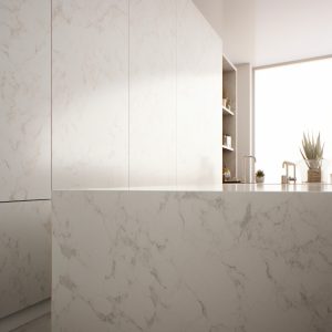 Plan de Travail Pas Cher Quartz Blanca Statuarietto