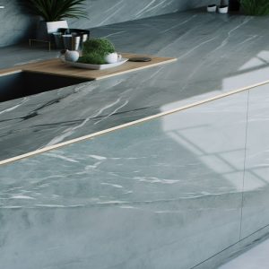 Plan de Travail Quartz Acquatique