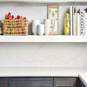 Plan de Travail Quartz Calacatta Classique