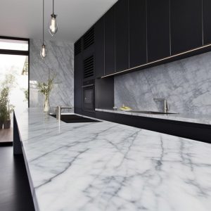 plan de travail en marbre