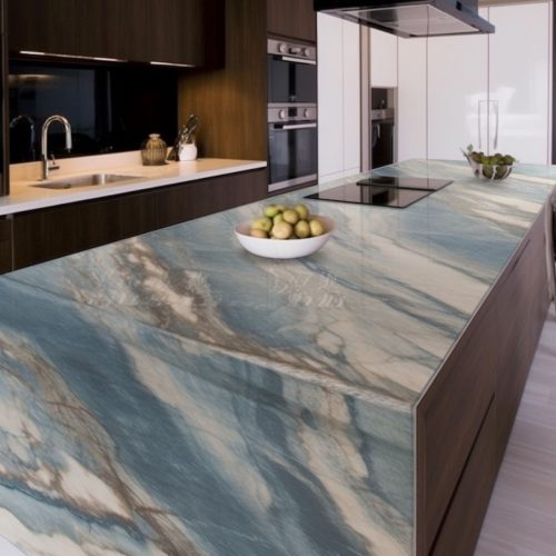 Plan de Travail en Granit Bleu « Fantaisie » 11