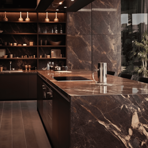 plan de travail en marbre