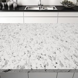 Plan de Travail Cuisine Quartz Artctic