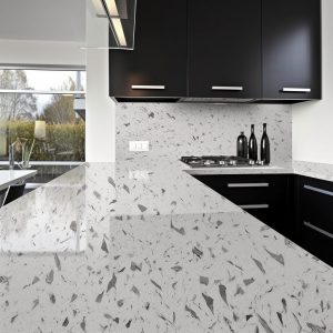 Plan de Travail Cuisine Quartz Artctic