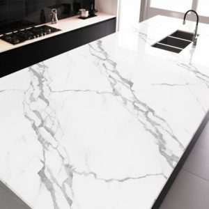 Plan de Travail Cuisine Quartz Borghini Pental