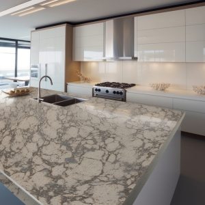 Plan de Travail Cuisine Quartz Bradshaw