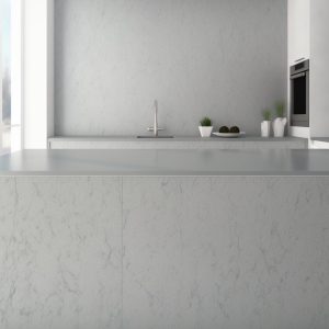 Plan de Travail Cuisine Quartz Gris Galant