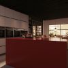 Plan de Travail Cuisine Quartz – “Red Shimmer” 10