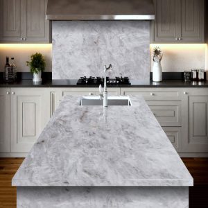 Plan de Travail Cuisine Quartzite Cristallo