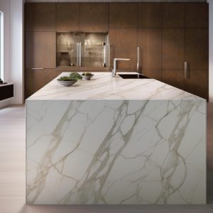 Plan de Travail Quartz Blanc Calacatta Viraldi