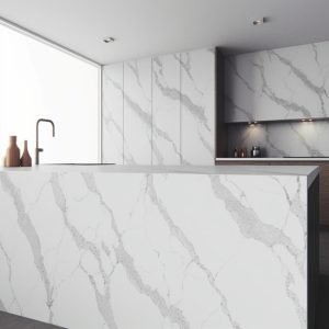 Plan de Travail Quartz Blanc Arezzo Pental