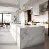 Plan de Travail Quartz – « Calacatta Solessio » 15
