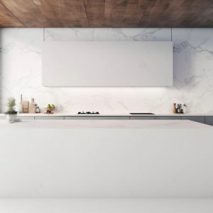 Plan de Travail Quartz Calacatta Vicenza Finition Mate