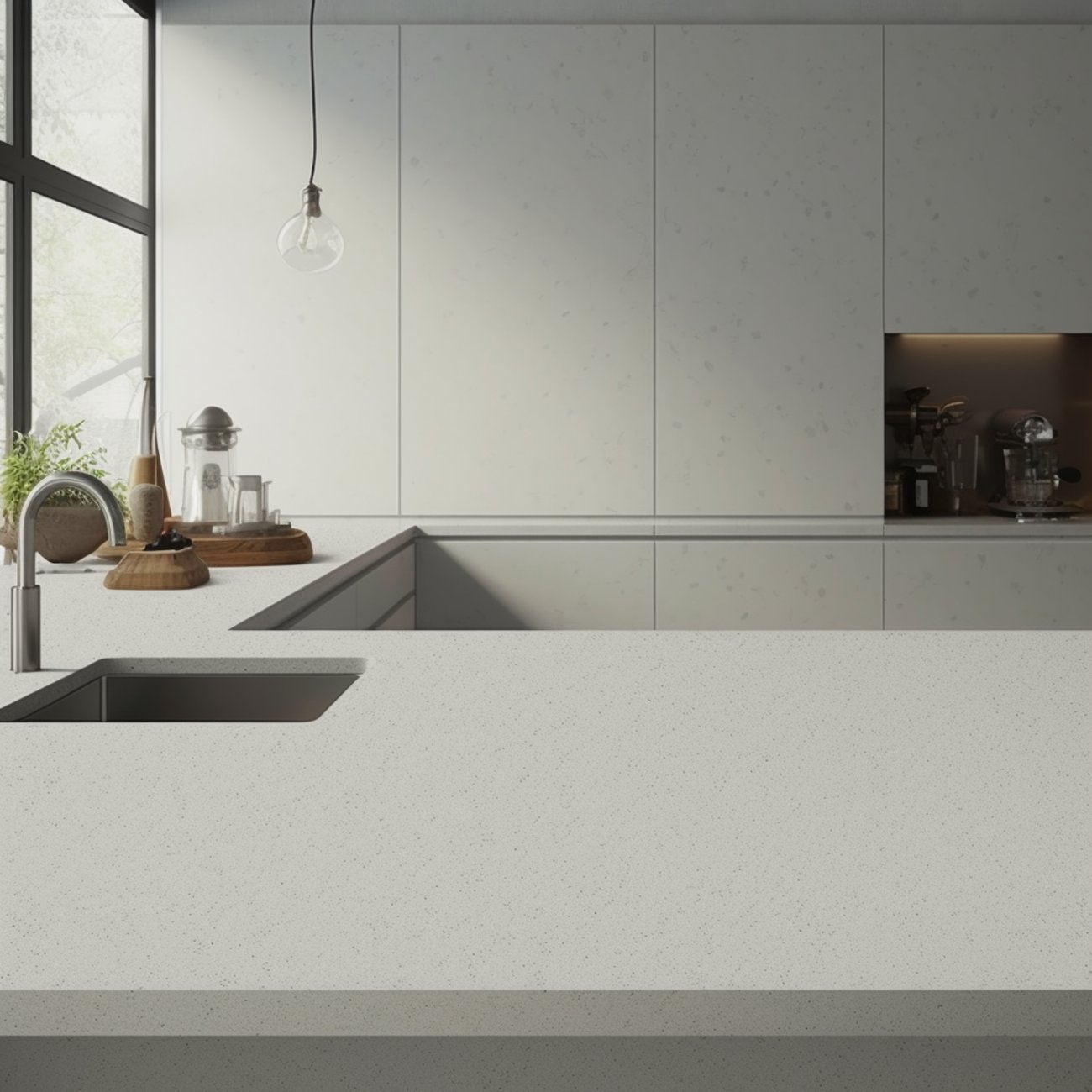 Plan de Travail Quartz – “Haze Caesarstone” 17