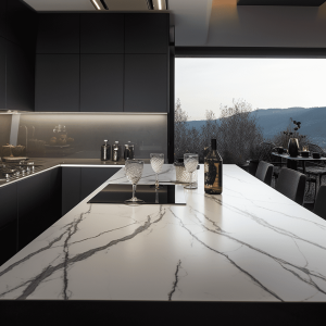 Plan de Travail Quartz Laza Night