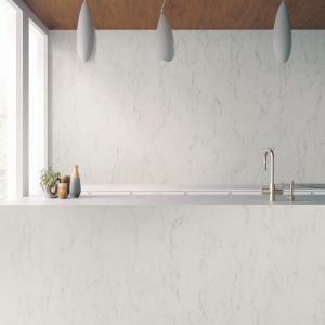 Plan de Travail Quartz Pas Cher Carrara Mist