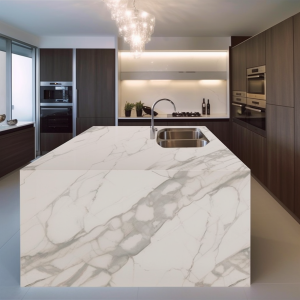 Plan de Travail Quartzite Blanc Clacatta Trevi