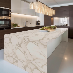 Plan de Travail Quartzite Blanc Clacatta Trevi