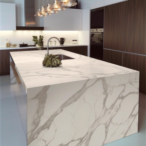 Plan de Travail Quartzite Blanc Clacatta Trevi