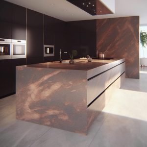 Plan de Travail Quartzite Copper