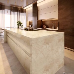 Plan de Travail Quartzite Crème Portico