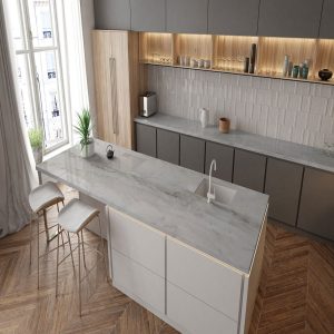 Plan de Travail Quartzite Pas Cher Vague Glaciére