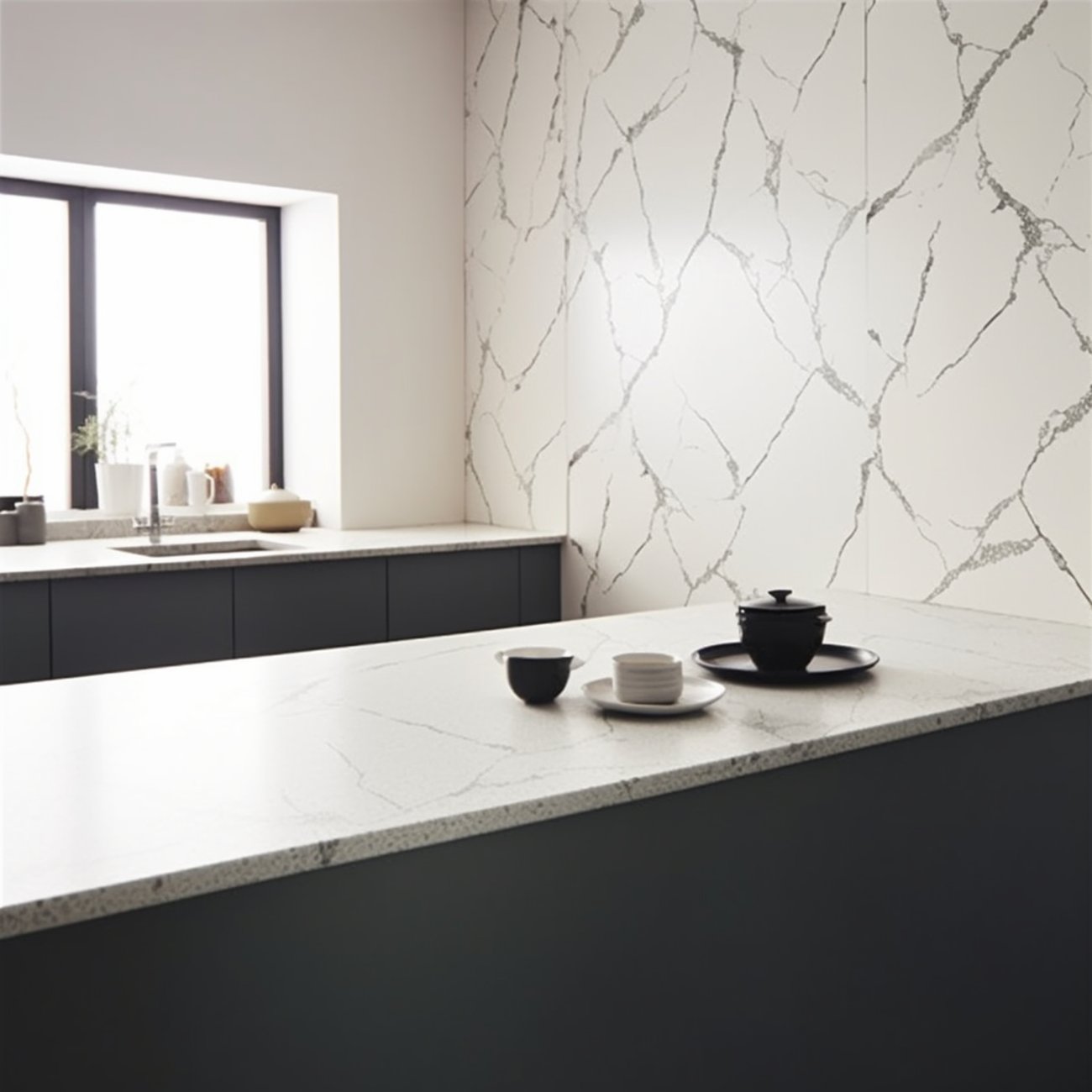 Plan de Travail Cuisine Quartz Archdale