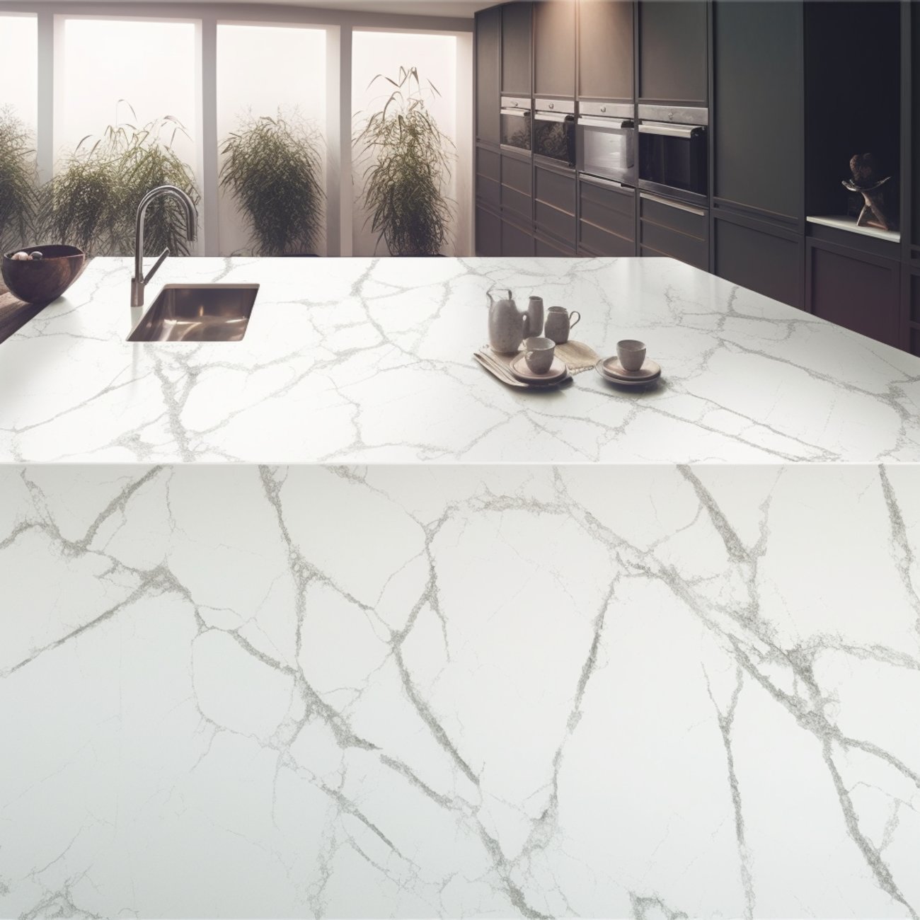 Plan de Travail Cuisine Quartz Archdale