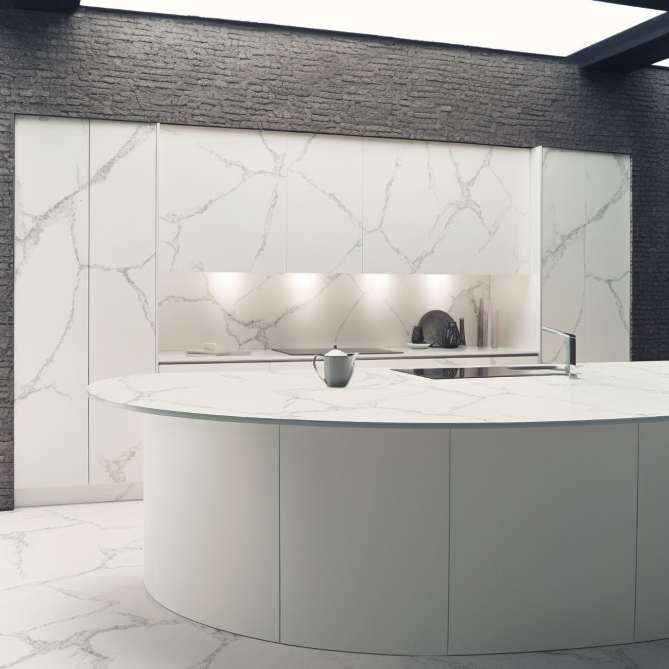 Plan de Travail Cuisine Quartz – « Archdale «  14