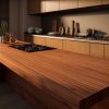 Plan de Travail Exotique – “Bois Makore” 16