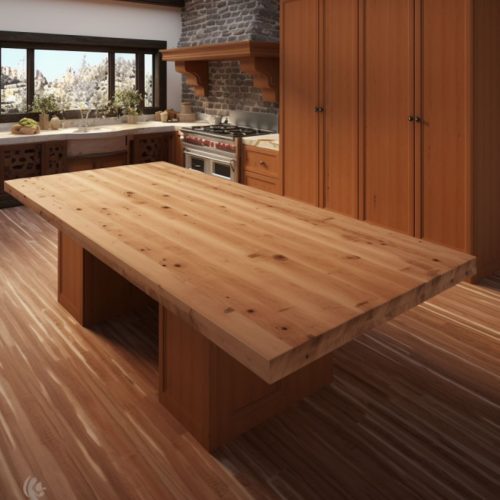 Cuisine Plan de travail Bois – “Cherry Rustique “ 11
