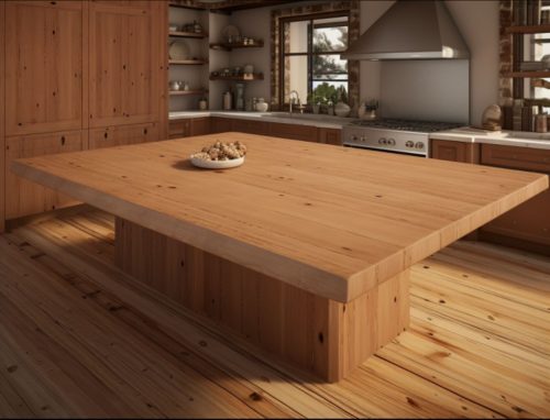 Cuisine Plan de travail Bois – “Cherry Rustique “ 10