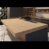 Cuisine Blanche Plan de Travail Bois – “Aubier de frêne” 15