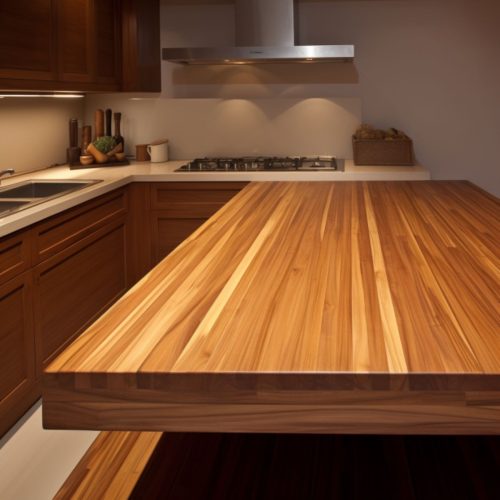 Plan de Travail Teck – « Bois Burmese Teak » 6