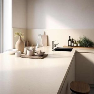 plan de travail cuisine en céramique calce