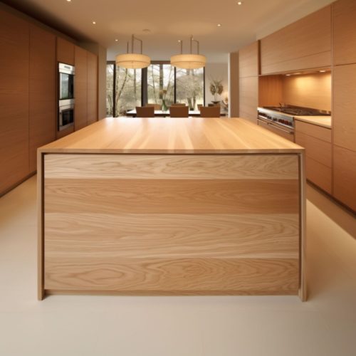 Plan de Travail en Chêne Rouge – « Rift Sawn Red Oak » 8