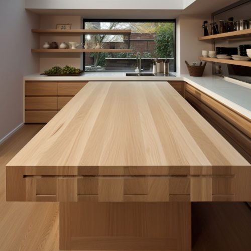 Plan de Travail en Bois Chêne Blanc- “White Oak” 10