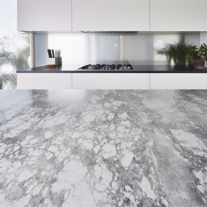 Plan de Travail Cuisine Quartz Rose Bay