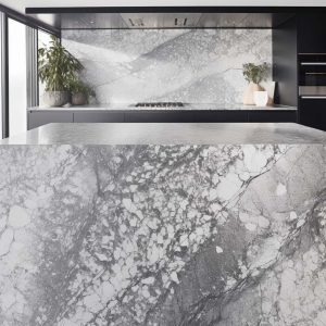 Plan de Travail Cuisine Quartz Rose Bay