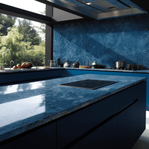 Plan de Travail Quartz Ciel