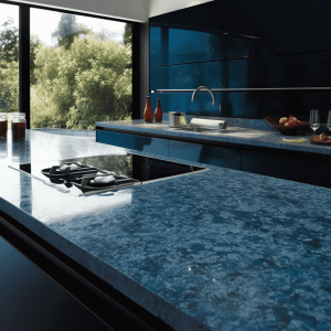 Plan de Travail Quartz Ciel