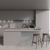 Plan De Travail Cuisine En Corian – “Silver Grey” 12
