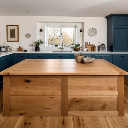 Plan de Travail à Grain de Face – « Rustic White Oak » 9