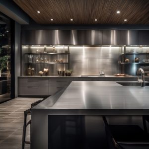 Plan Travail Ceramique FILO Argento