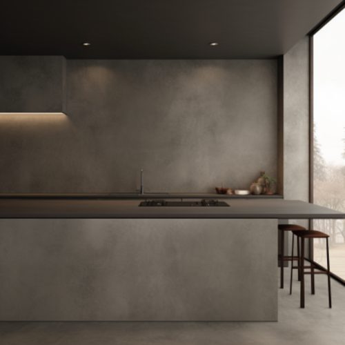 Plan Travail en Céramique – « Concrete Grey » 8