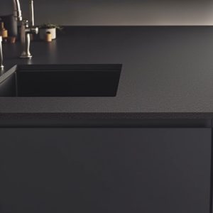 plan de travail corian anthracite