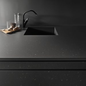 plan de travail corian carbon concret